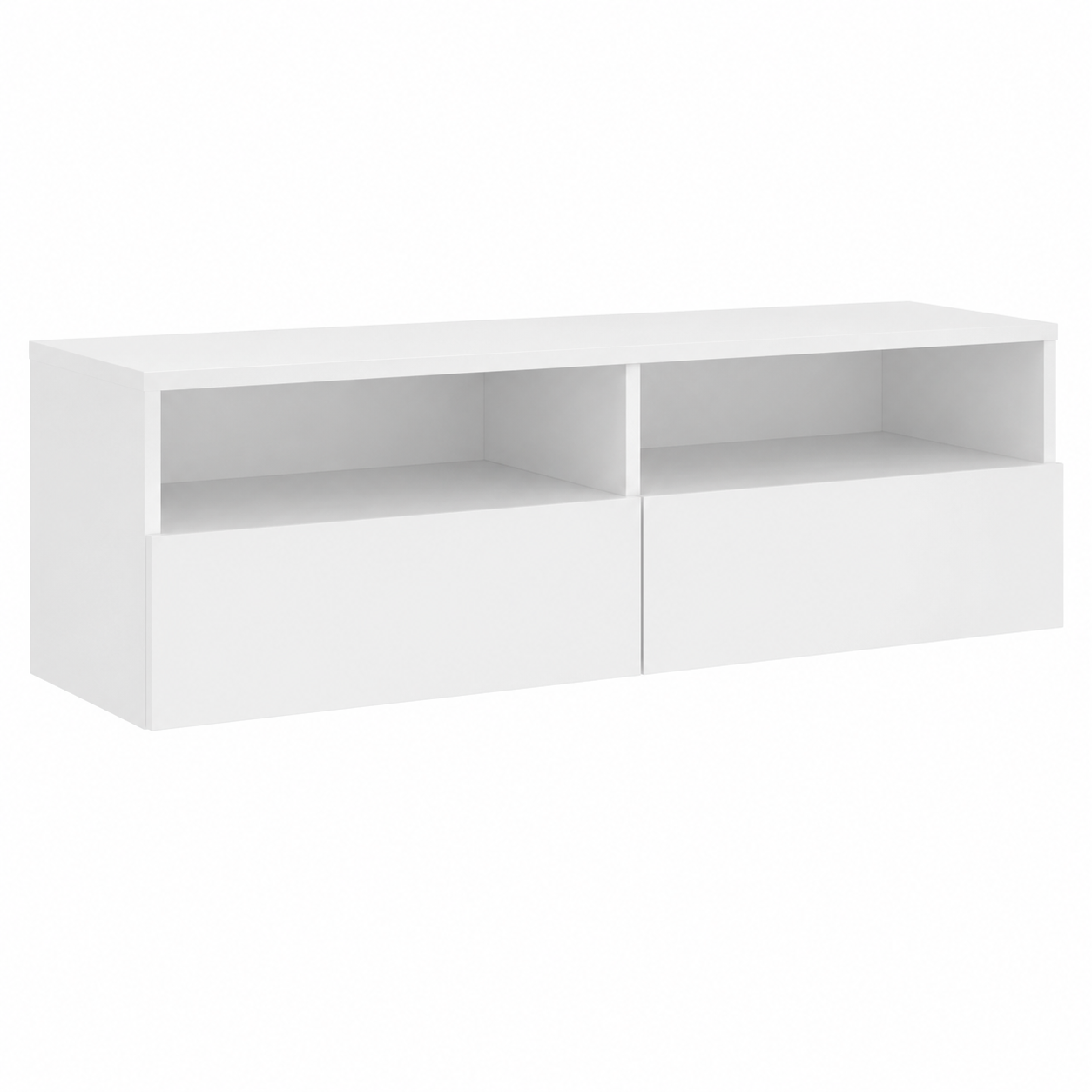 Meuble TV suspendu 100cm blanc